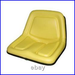TY15863 Seat High Back Yellow Fits John DeereSTX30, STX38,130,160,165,316,318