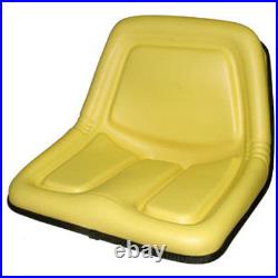 TY15863 Yellow High-Back Seat Assembly Fits John Deere AMT622 AMT626 B1TY15863