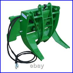 Titan 29 Hydraulic Log Grapple Attachment Fits John Deere Hook and Pin Tractors