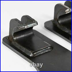 Titan Attachments Weld-On Quick Tach Mount Plates Fits John Deere Tractor Loader