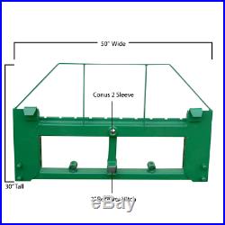 Titan Pallet Fork Frame Fits John Deere2 HitchSpear SleevesHeadache Rack