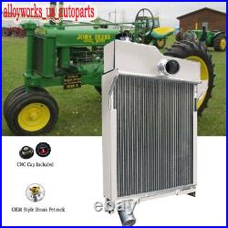 Tractor Radiator fits John Deere M MT 40 320+ Non-Pressurized AM1771T AM639T USA