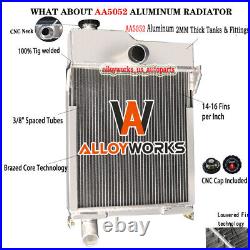 Tractor Radiator fits John Deere M MT 40 320+ Non-Pressurized AM1771T AM639T USA