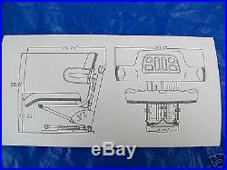 Tractor Seat Yellow Waffle Farm Tractors Universal Fit Spring Suspension #IEP