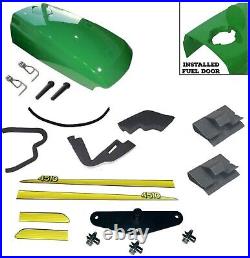 Upper Hood/Fuel Door /CATCH/CLIP/Seal/Stickers Kit fits John Deere 4510 UP S/N