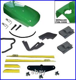 Upper Hood/Fuel Door/CATCH/CLIP/Seal/Stickers Kit fits John Deere 4610 UP S/N