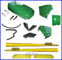 Upper Hood/Fuel Door Kit/Cowl Set/Mounting Seal Kit fits John Deere 4310 LOW S/N