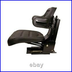 W222BL Universal Tractor Seat Black Fits Ford 2000, 3000, 4000, 5000 & More