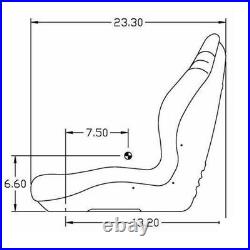 Yellow Seat Fits John Deere 425 445 455 4110 4115 Garden Compact Tractor