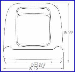 Yellow Seat Fits John Deere Farm Utility Tractors 5205, 5105 #bv