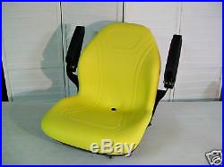 Yellow Seat Fits John Deere X534, X540, X584, X590, X750, X754, X758 Mowers #mk
