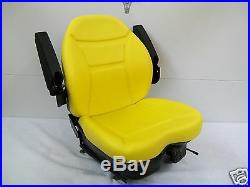 Yellow Suspension Seat Fits John Deere 737, 757, 777 Zero Turn Mowers #hd