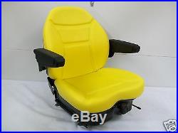 Yellow Suspension Seat Fits John Deere 737, 757, 777 Zero Turn Mowers #hd