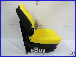 Yellow Suspension Seat Fits John Deere 737, 757, 777 Zero Turn Mowers #hd