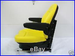 Yellow Suspension Seat Fits John Deere 737, 757, 777 Zero Turn Mowers #hd