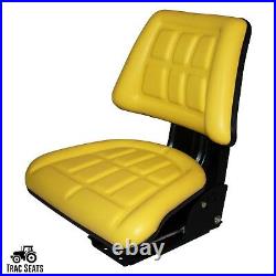 Yellow Tractor Suspension Seat Fit John Deere 5200 5210 5300 5310 5510