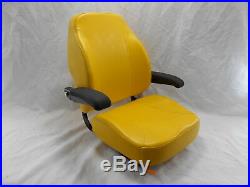 Yellow Ultra High Back Seat C1211 Fits John Deere Ztr Zero Turn Mowers #uhby