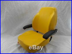 Yellow Ultra High Back Seat C1211 Fits John Deere Ztr Zero Turn Mowers #uhby