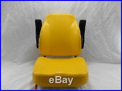 Yellow Ultra High Back Seat C1211 Fits John Deere Ztr Zero Turn Mowers #uhby