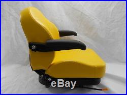 Yellow Ultra Ride Suspension Seat I3m Fits John Deere Zero Turn Mowers Ztr #uy