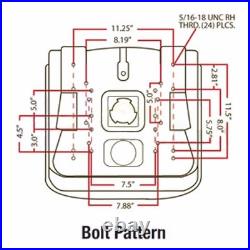 Yellow Vinyl Seat Fits John Deere Replaces AM144591
